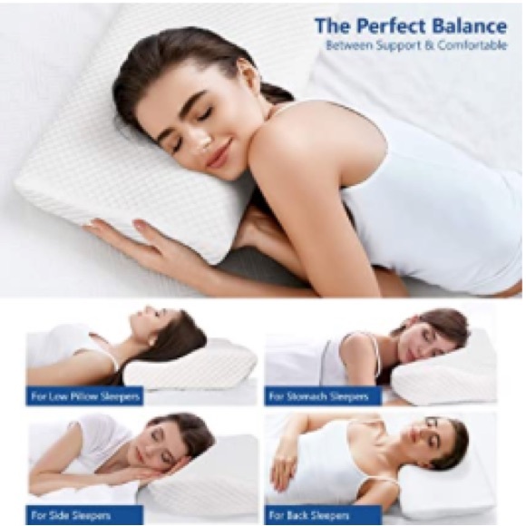 ZAMAT BED PILLOW. Contour Memory Foam Pillow. - Picture 1 of 8